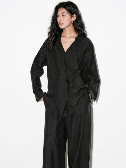 Kendra Lyocel Linen Blend Shirt & Pants (Top & bottoms sold seperately)