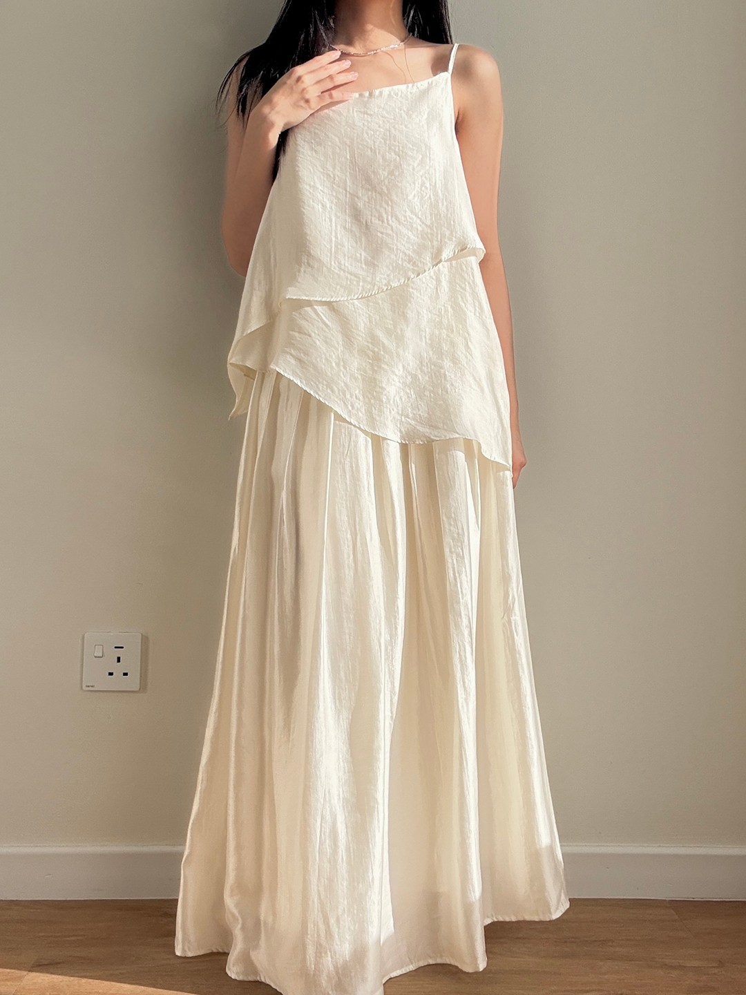 Pansy Cami top and skirt set
