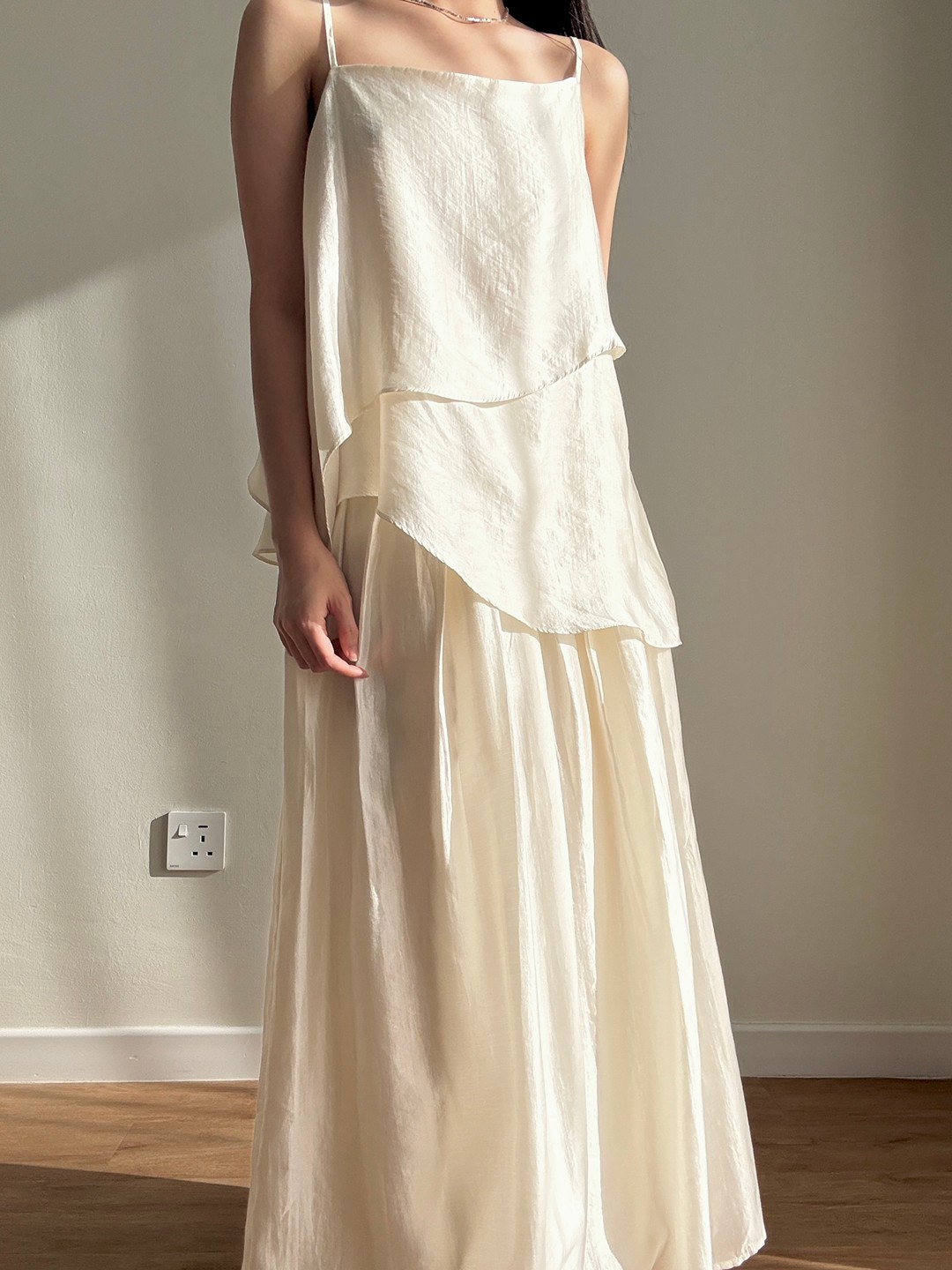 Pansy Cami top and skirt set