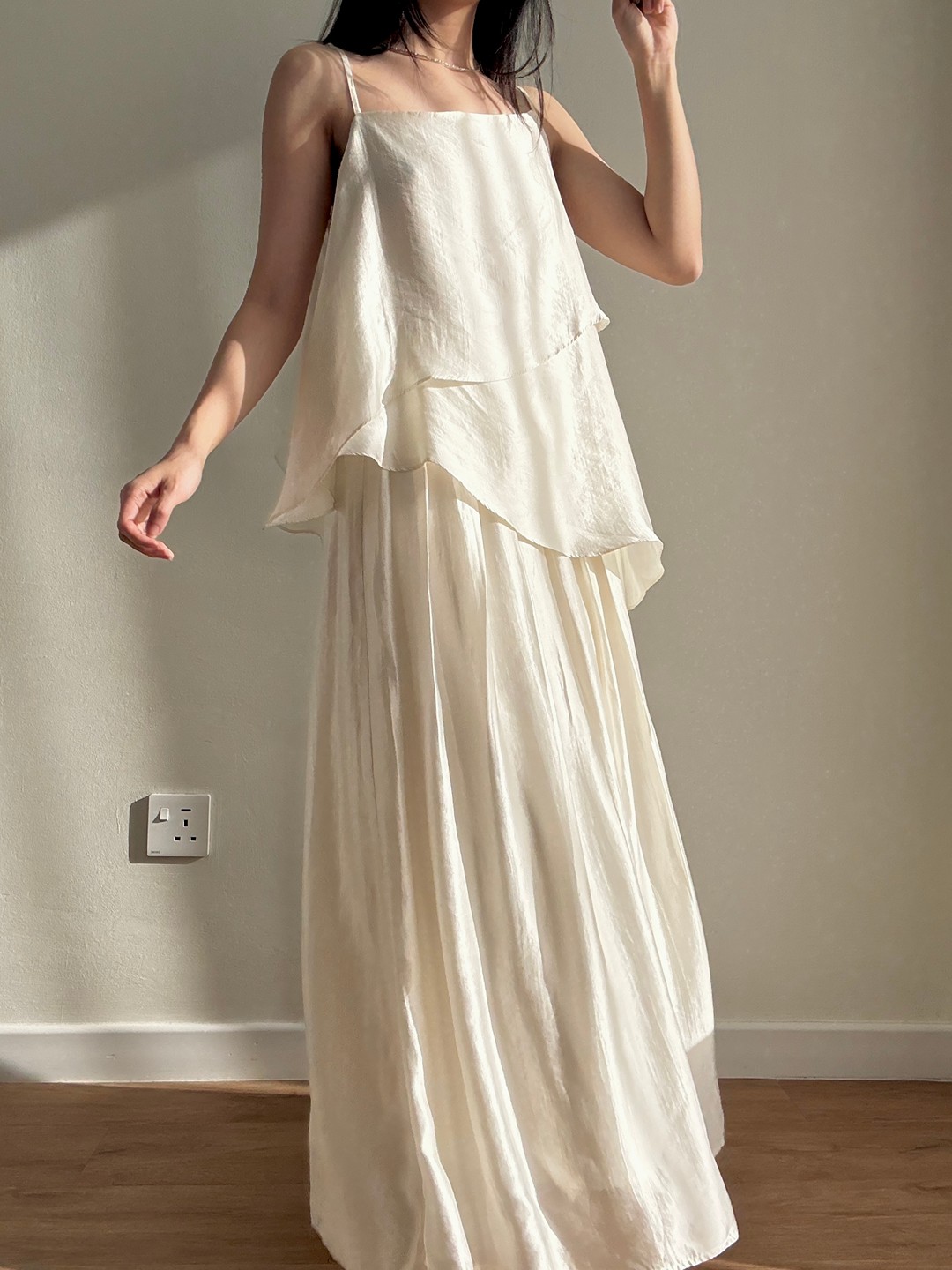 Pansy Cami top and skirt set