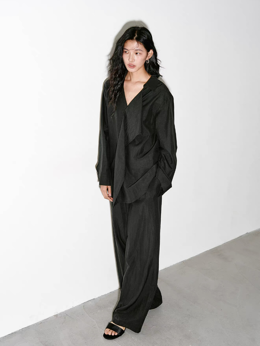 Kendra Lyocel Linen Blend Shirt & Pants (Top & bottoms sold seperately)