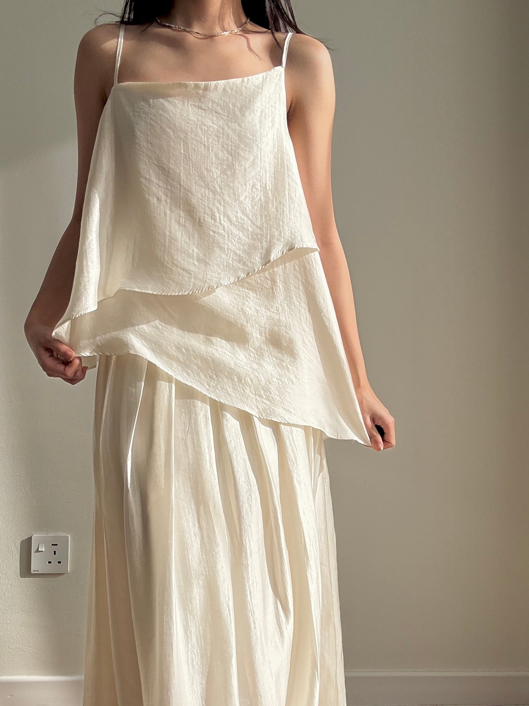 Pansy Cami top and skirt set