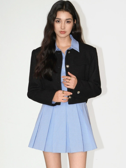 Jacey Shirt Dress-The Black Bow-