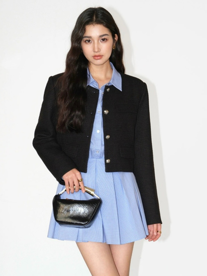 Jacey Shirt Dress-The Black Bow-