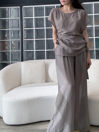 Chira Ultra Comfy Casual Top & Pants Set (PTS105)