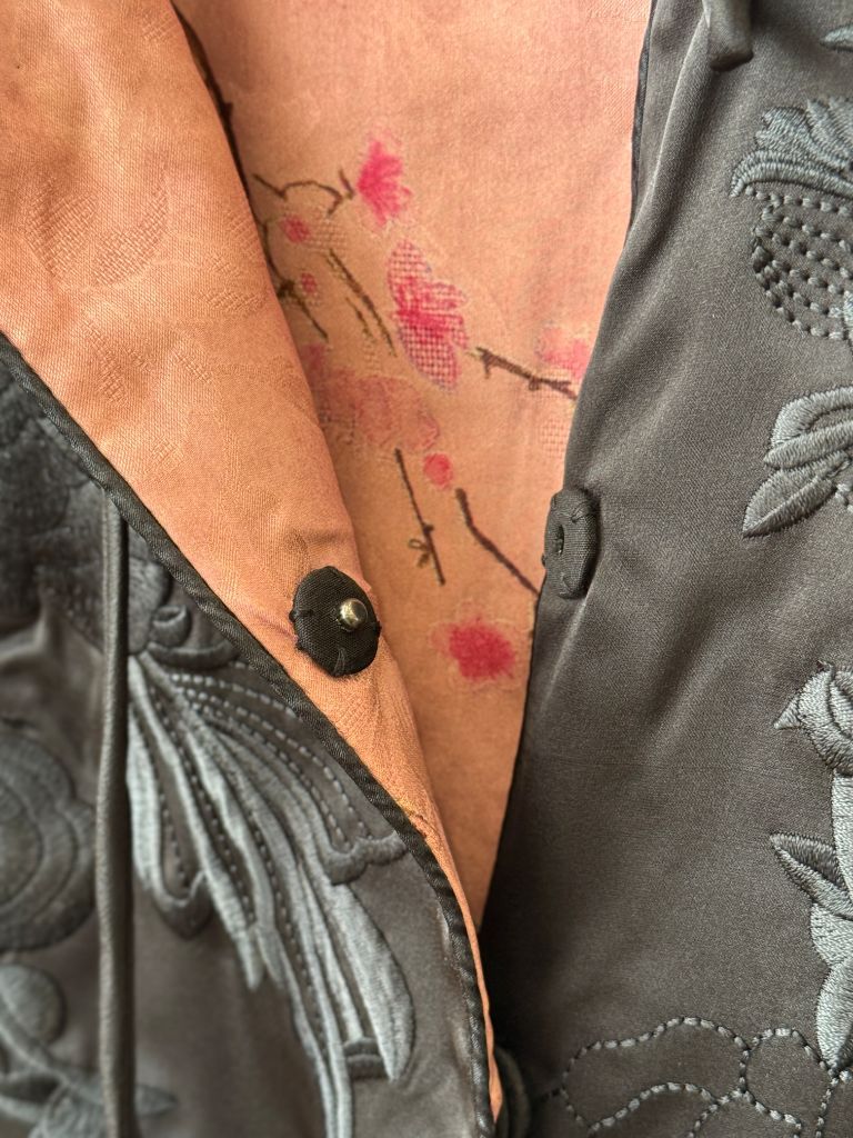 Shuang Niu Two Sided Jacquard Oriental Vest