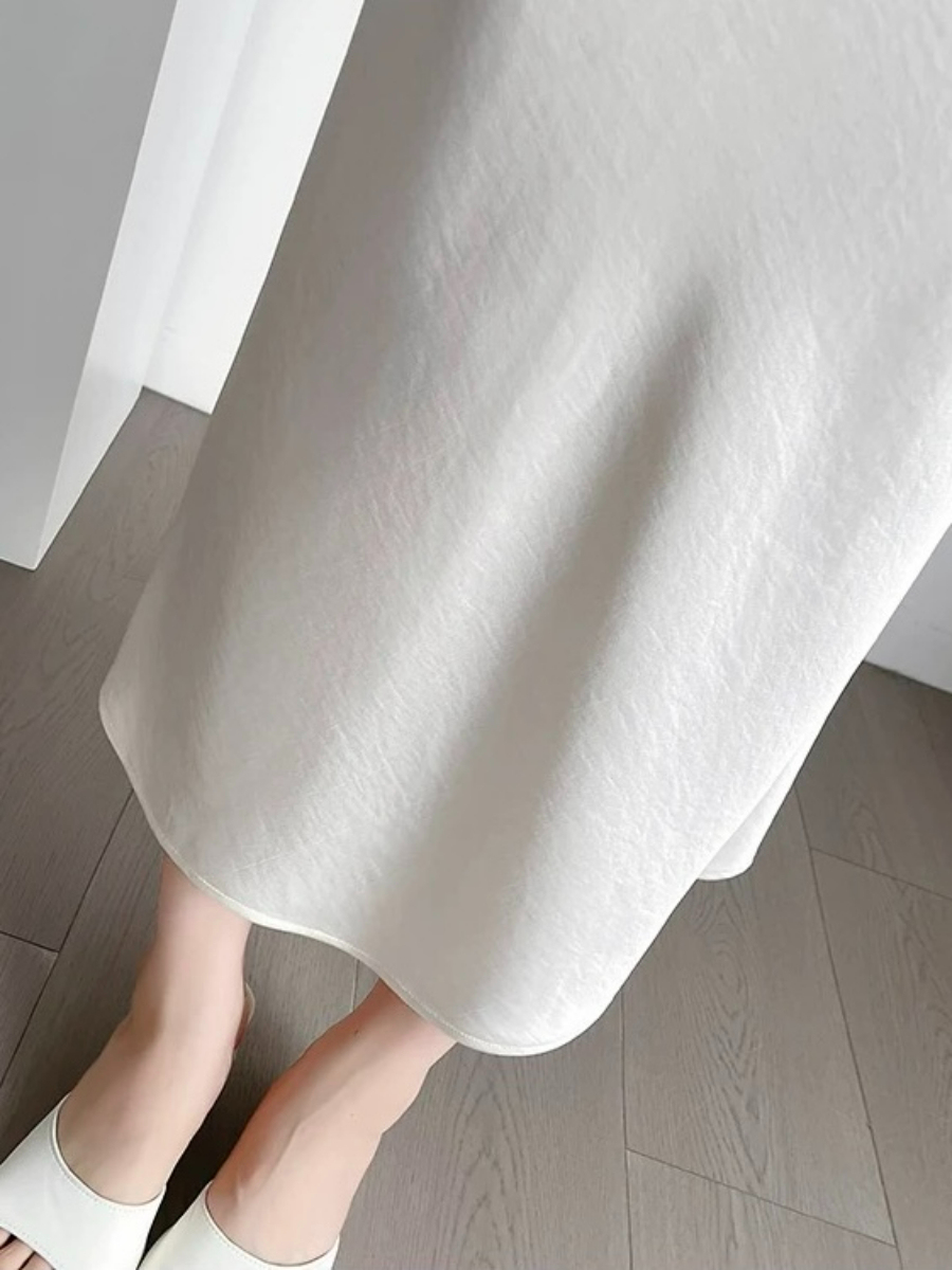 Mailyn Embellished Satin Dress