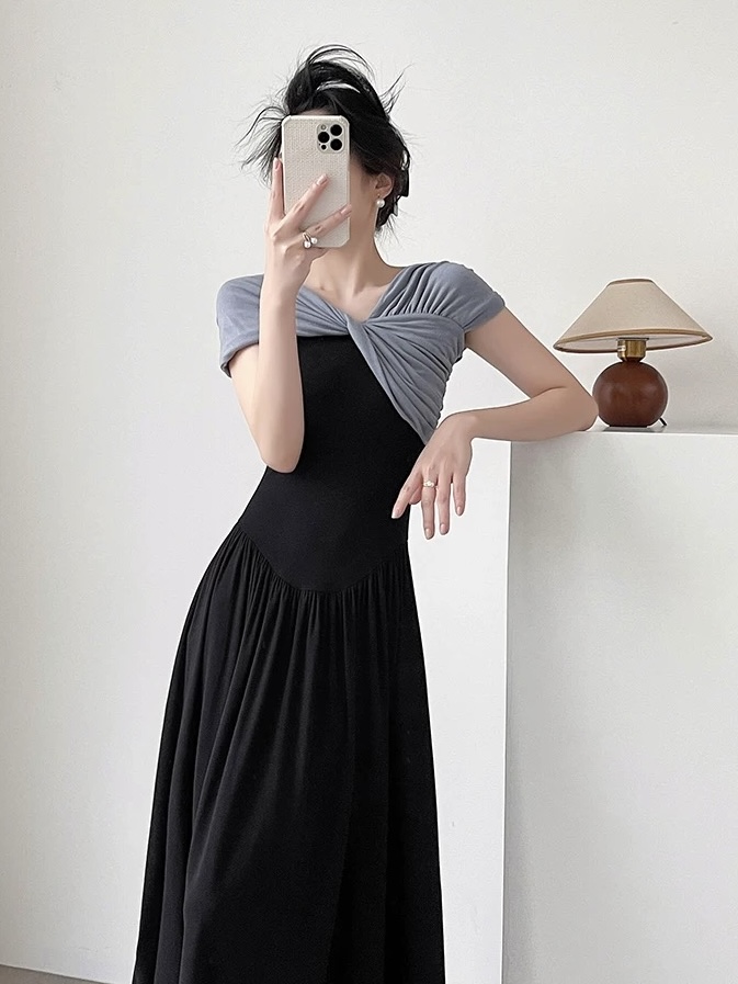 Melanie Color Binding Dress