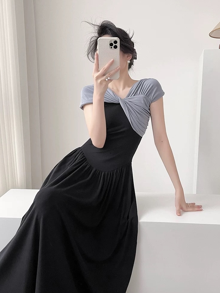 Melanie Color Binding Dress