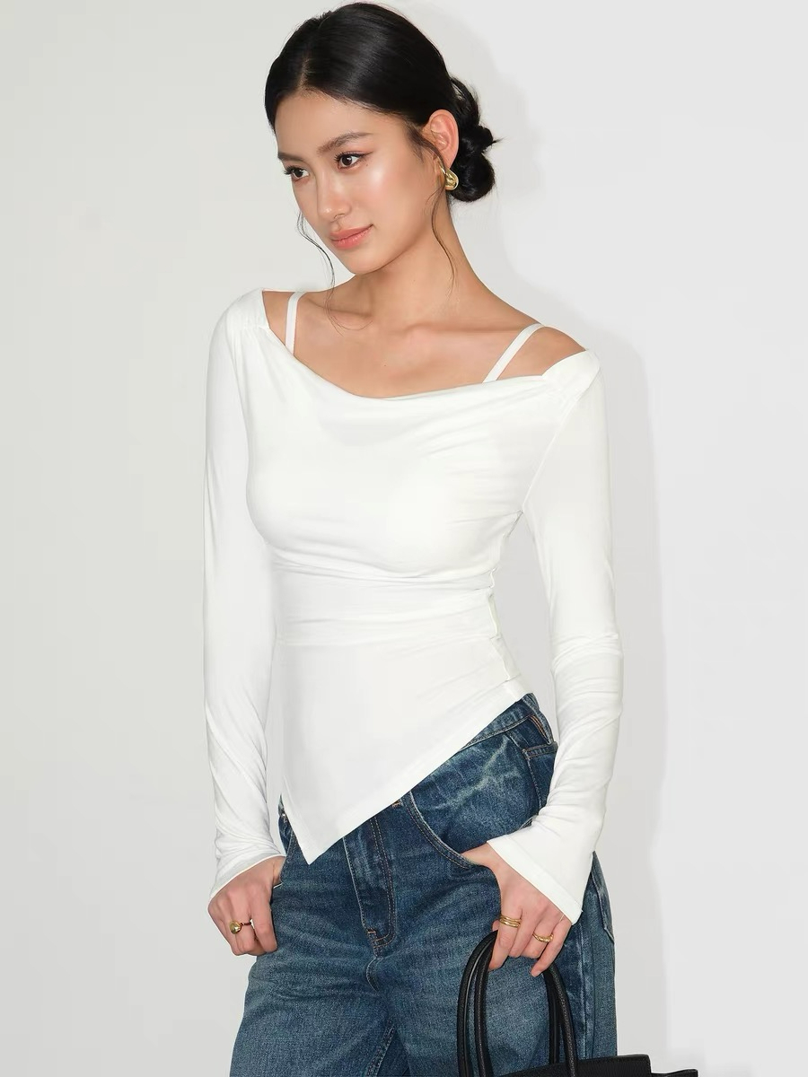 Jane Two Piece Long Sleeve Knit Top-The Black Bow-
