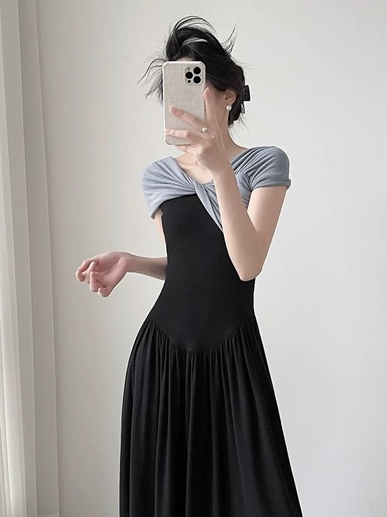 Melanie Color Binding Dress