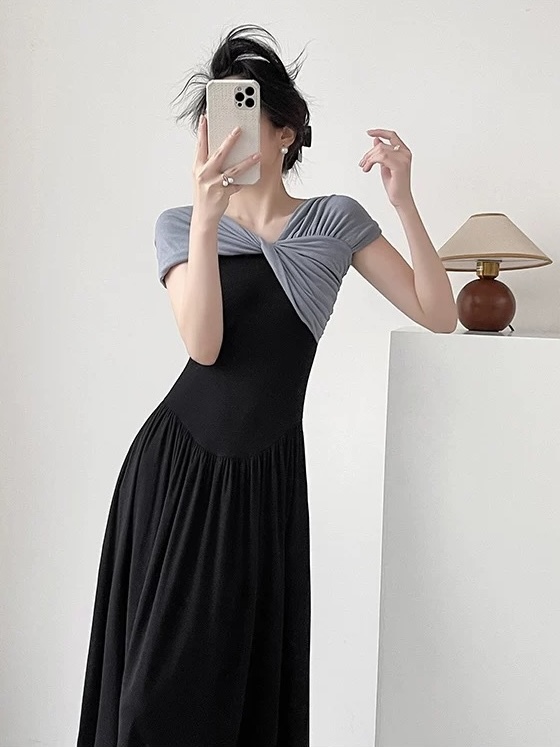 Melanie Color Binding Dress