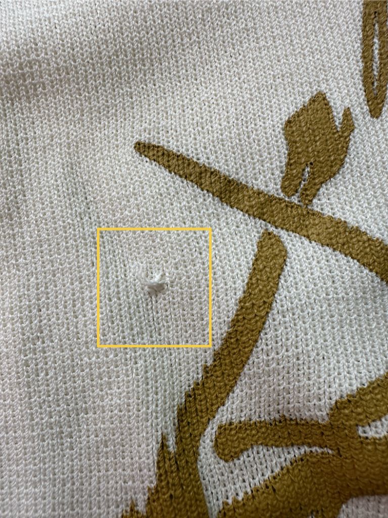 Li Zhu Bamboo Printing Knit Top (Rejected-Free size)