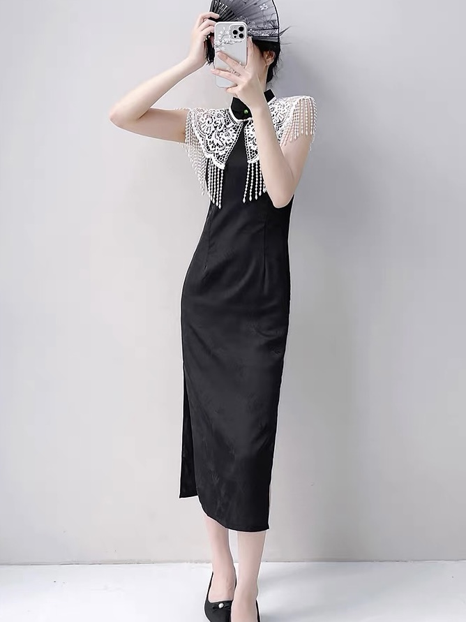 Ci Pei Halter Neck Cheongsam