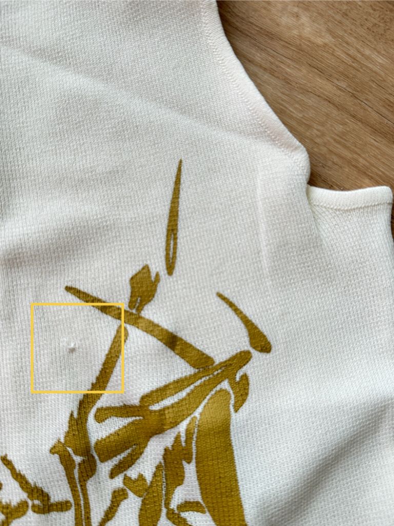 Li Zhu Bamboo Printing Knit Top (Rejected-Free size)