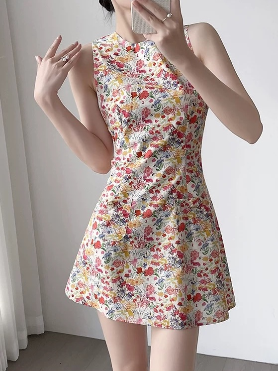 Mary Floral Mini Dress