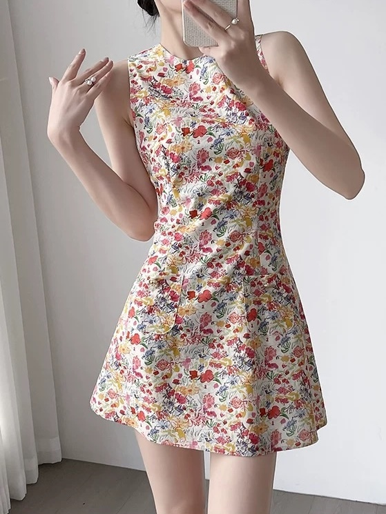 Mary Floral Mini Dress