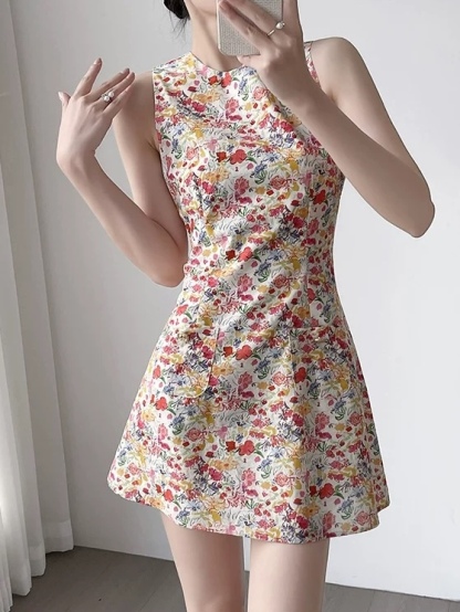Mary Floral Mini Dress