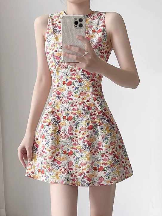 Mary Floral Mini Dress