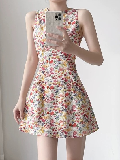 Mary Floral Mini Dress