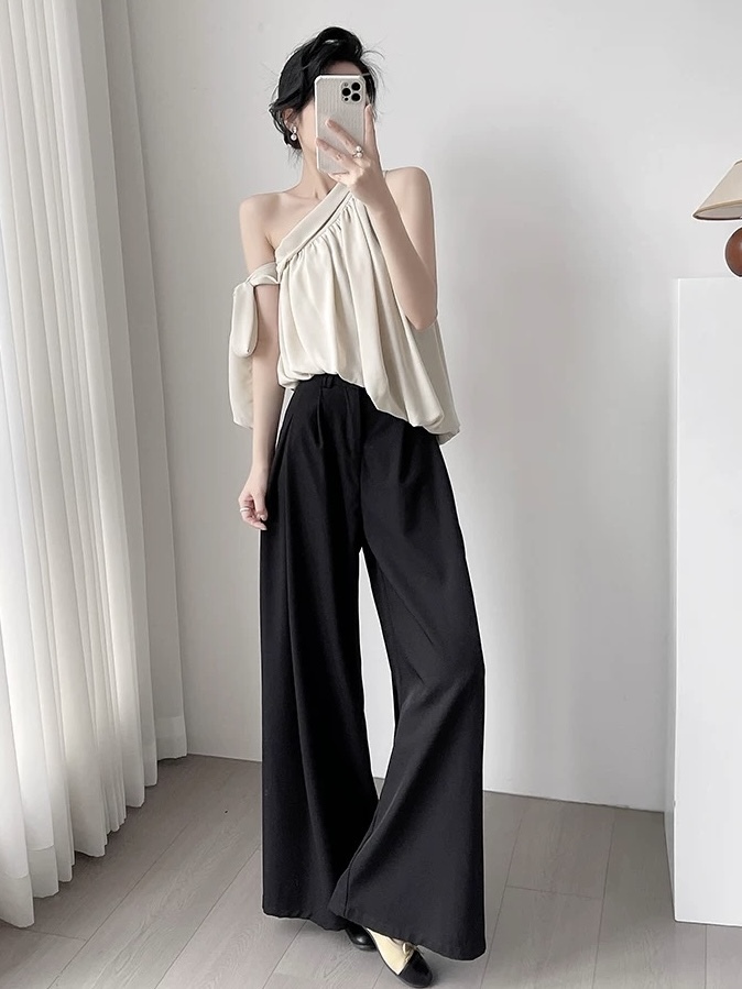 Milan One Shoulder Chiffon Blouse