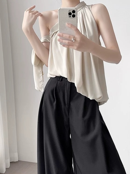 Milan One Shoulder Chiffon Blouse