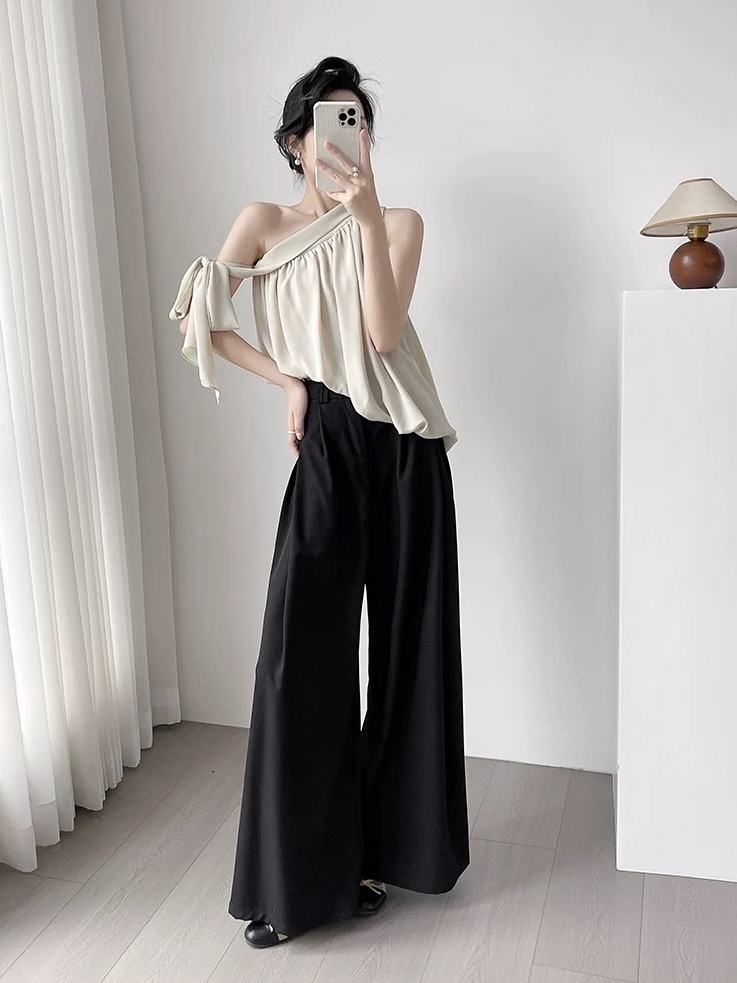 Milan One Shoulder Chiffon Blouse