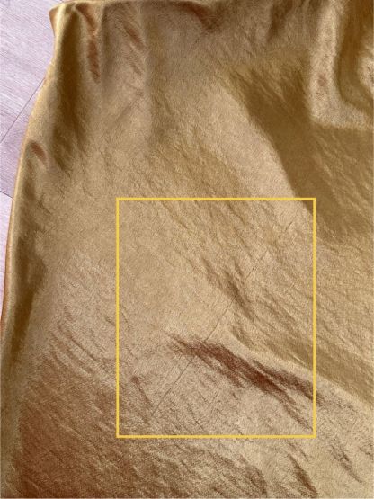 Audrey Textured Satin Bias Cutting Skirt (Rejected-M size)