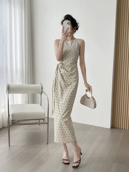 Mckenzie Waist Tie Linen Dress