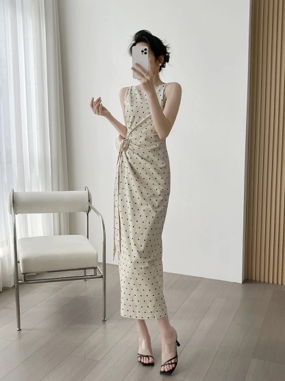 Mckenzie Waist Tie Linen Dress