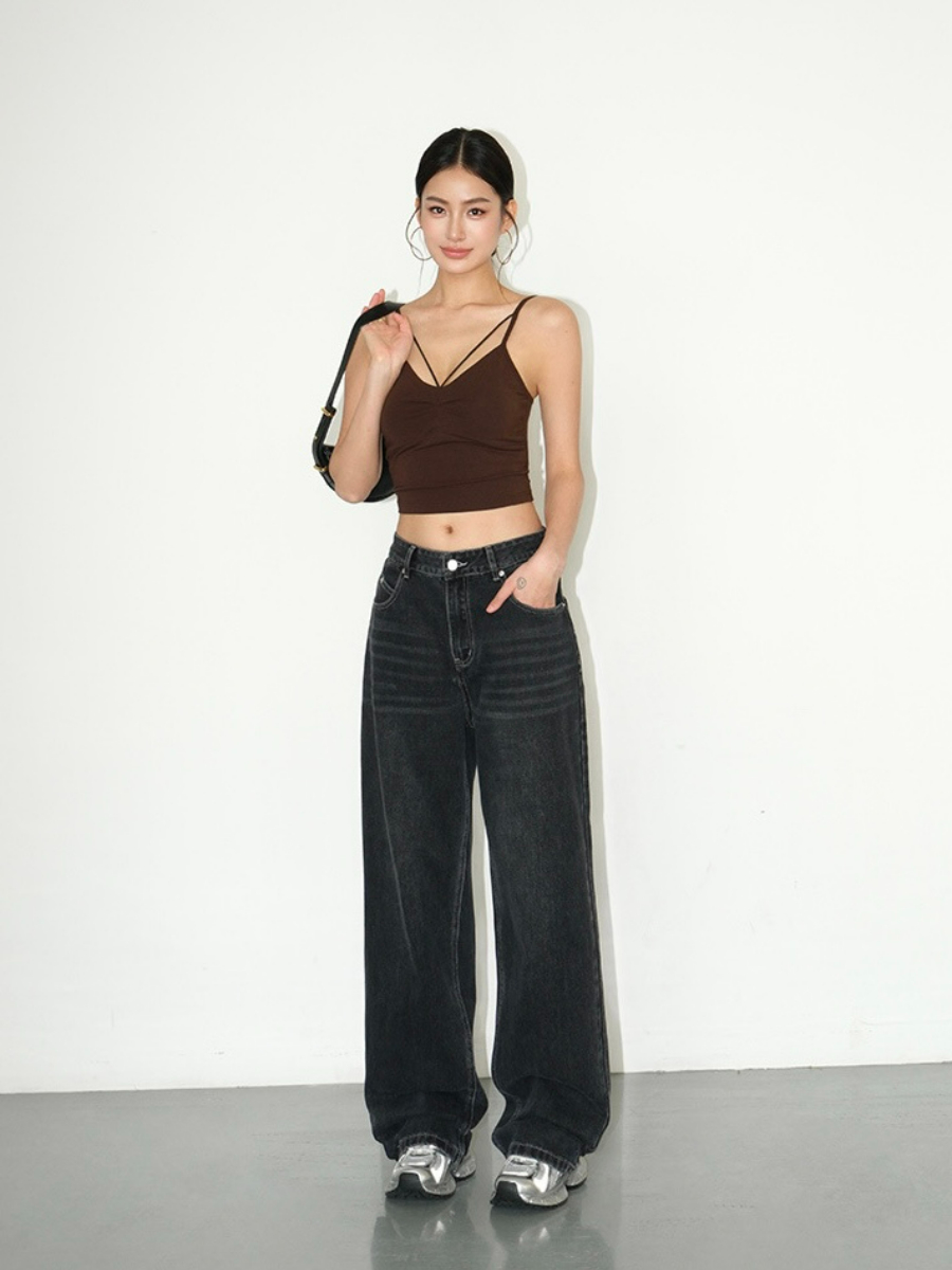 Jalen Padded Cami Top-The Black Bow-