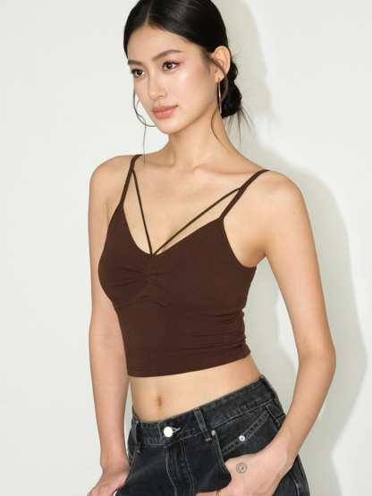 Jalen Padded Cami Top-The Black Bow-