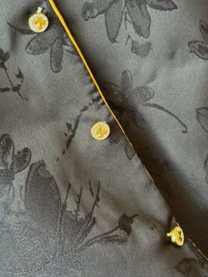 Shuang Hu Two Sided Floral Oriental Vest