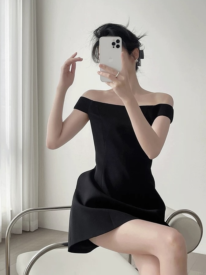 Miley Off Shoulder Mini Party Dress