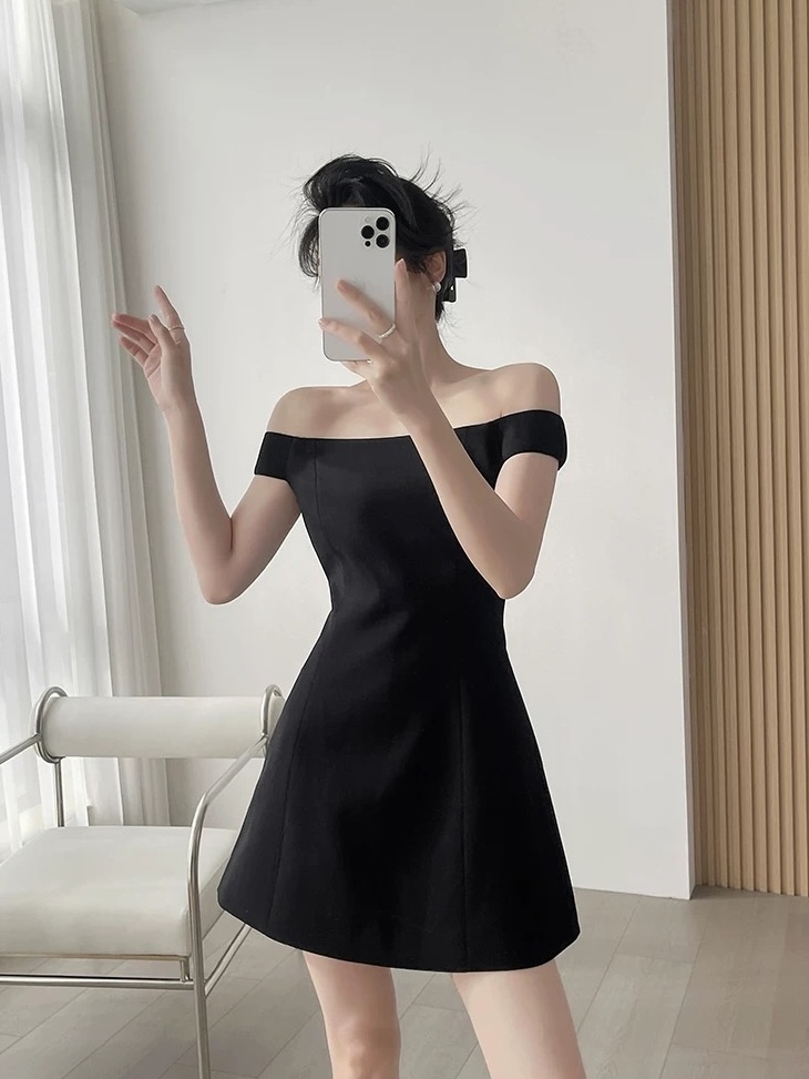 Miley Off Shoulder Mini Party Dress