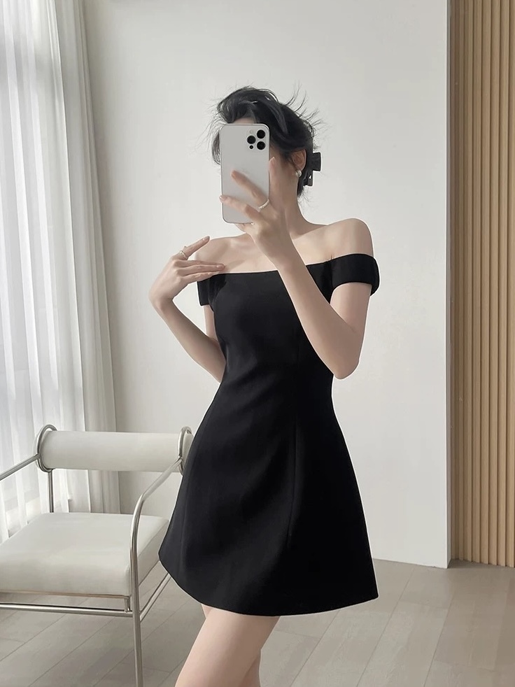 Miley Off Shoulder Mini Party Dress