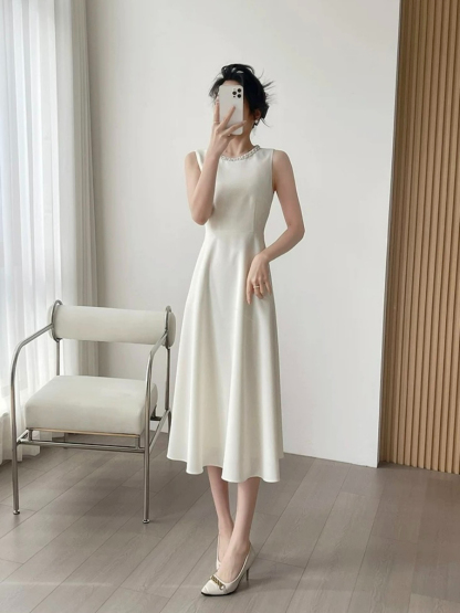 Macye Sleeveless Fit-and -Flare Dress