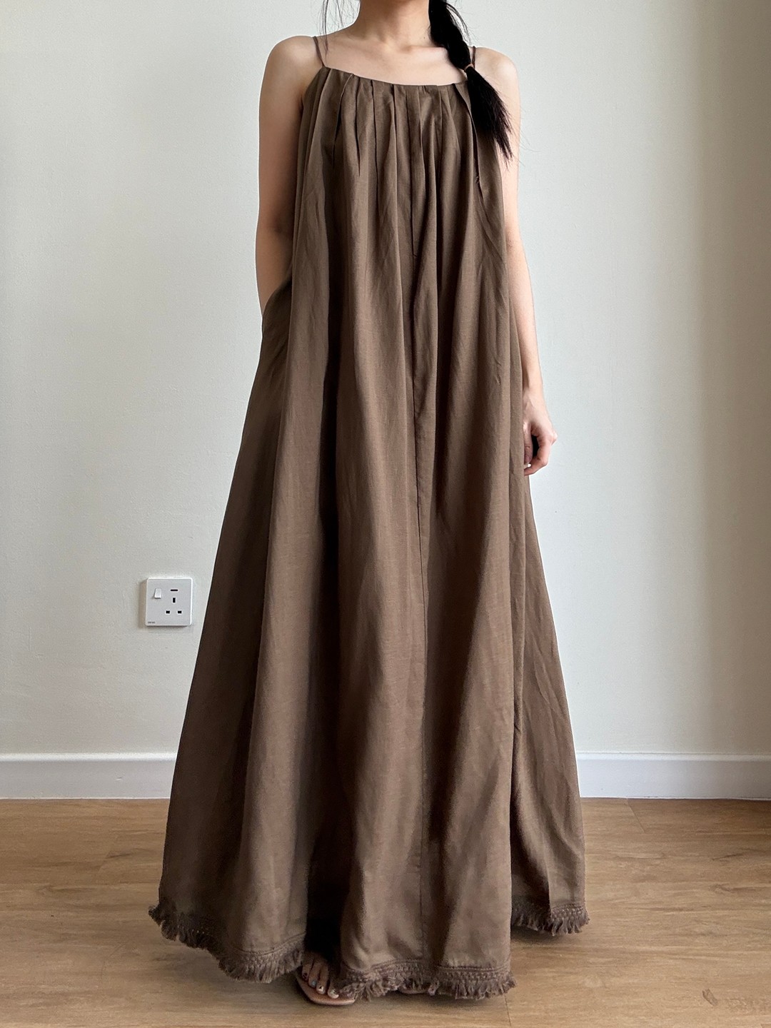 Pippin Tassel Trim Maxi Dress