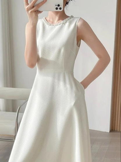 Macye Sleeveless Fit-and -Flare Dress