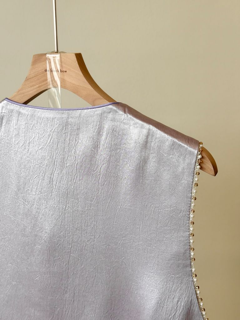 Shuang Die Butterfly Embroided Oriental Vest