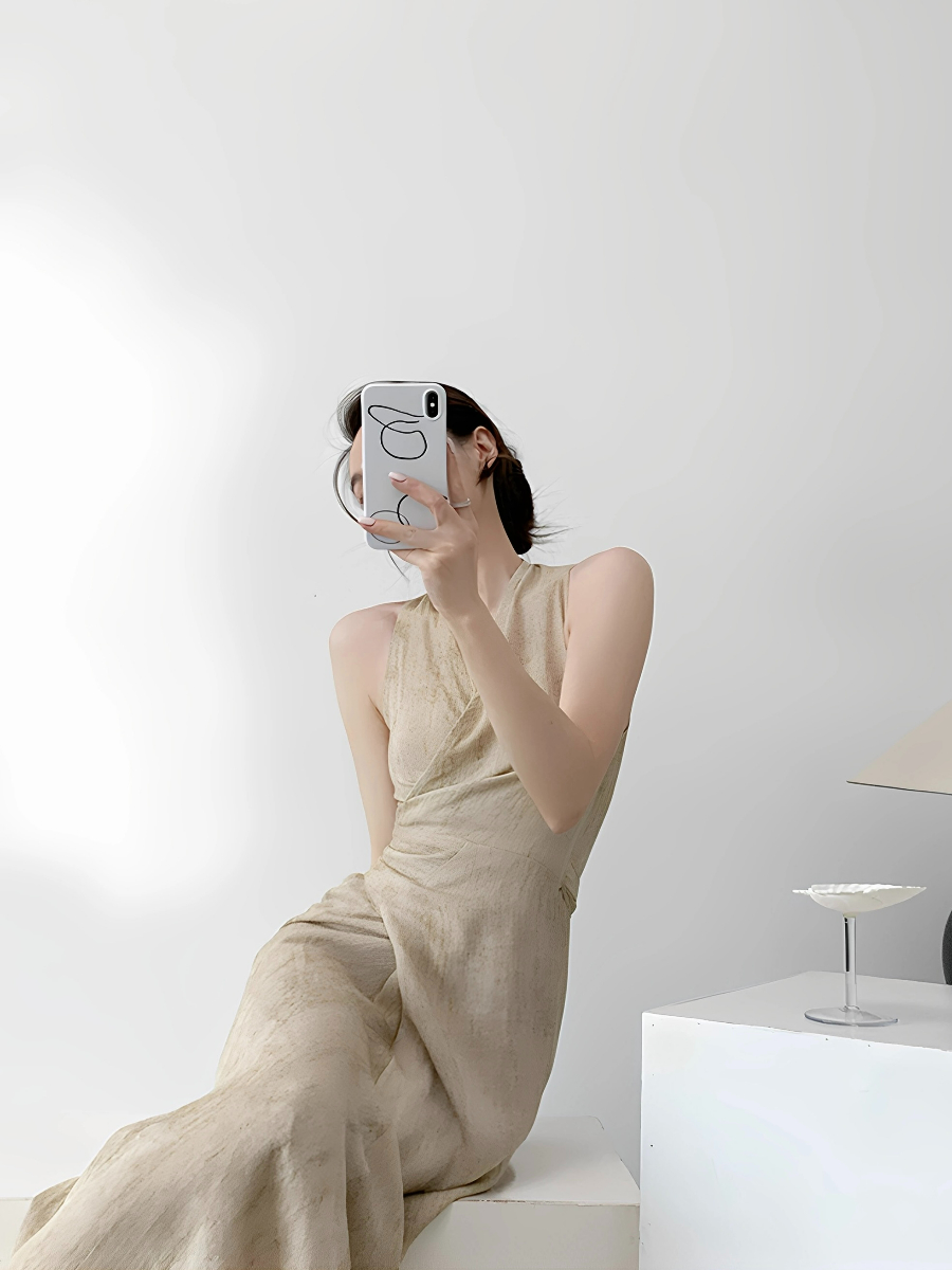 Makayla Linen  Wrap Dress