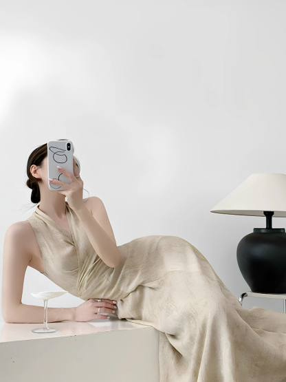 Makayla Linen  Wrap Dress