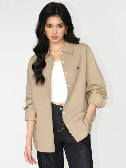 Jrue Oversized Shirt-The Black Bow-