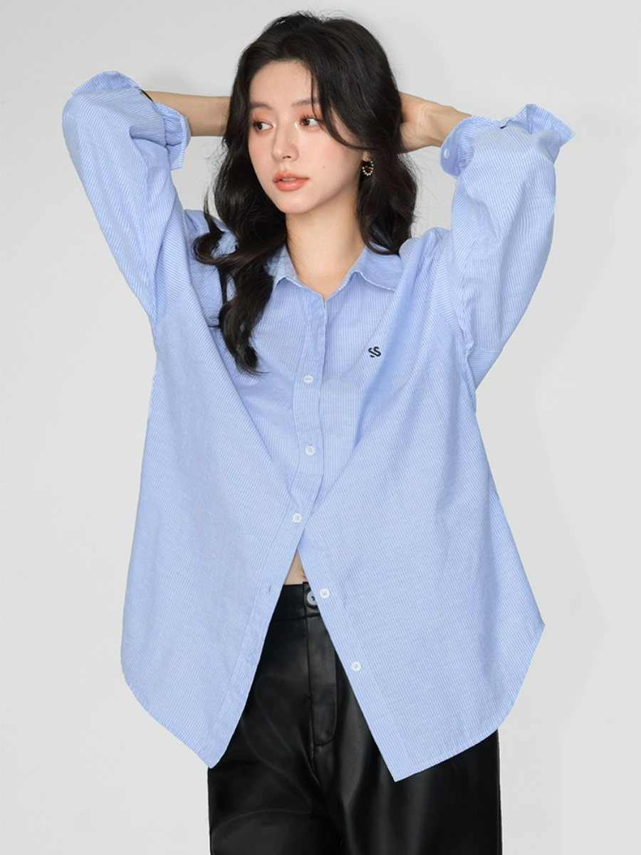 Jrue Oversized Shirt-The Black Bow-