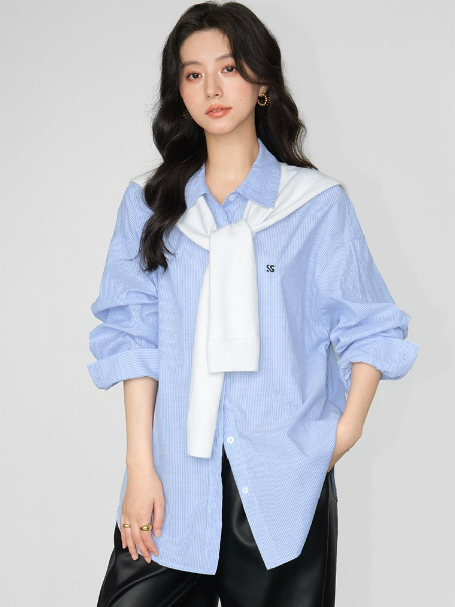 Jrue Oversized Shirt-The Black Bow-