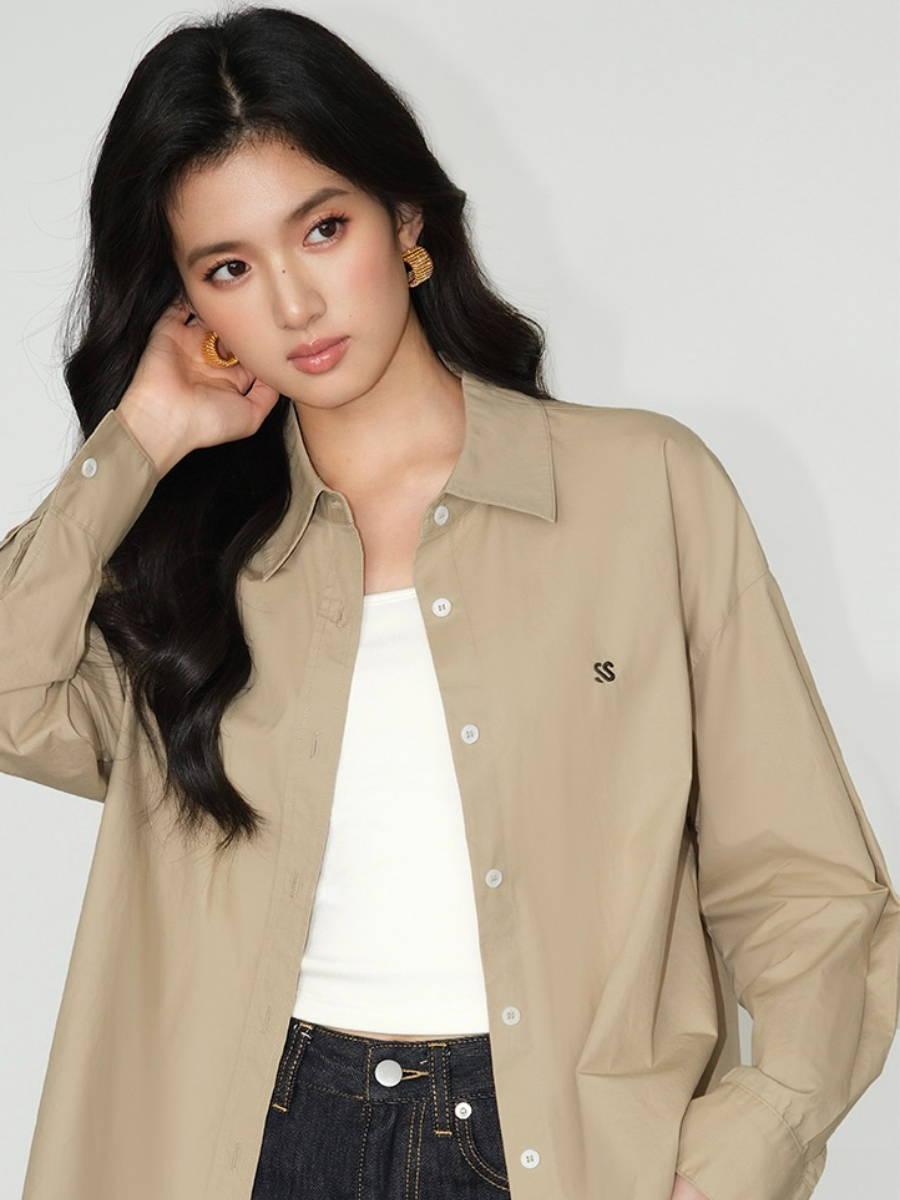 Jrue Oversized Shirt-The Black Bow-