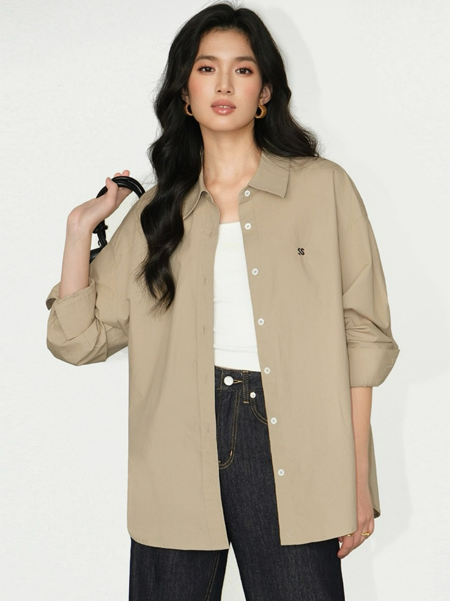 Jrue Oversized Shirt-The Black Bow-