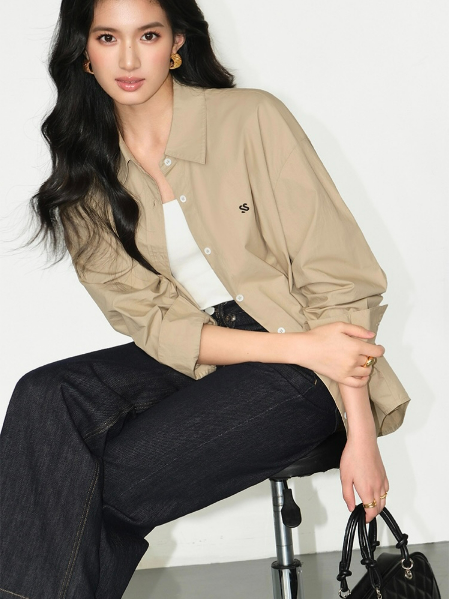 Jrue Oversized Shirt-The Black Bow-