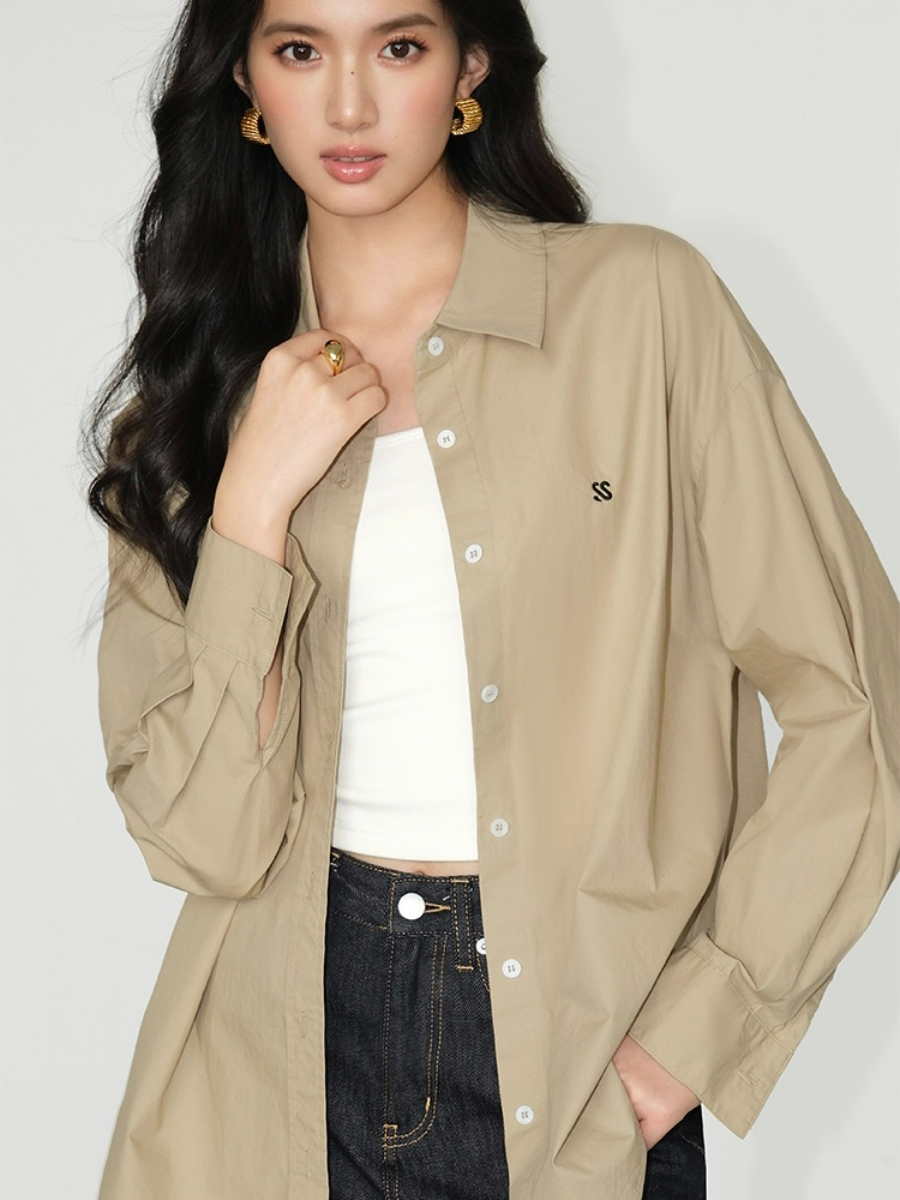Jrue Oversized Shirt-The Black Bow-