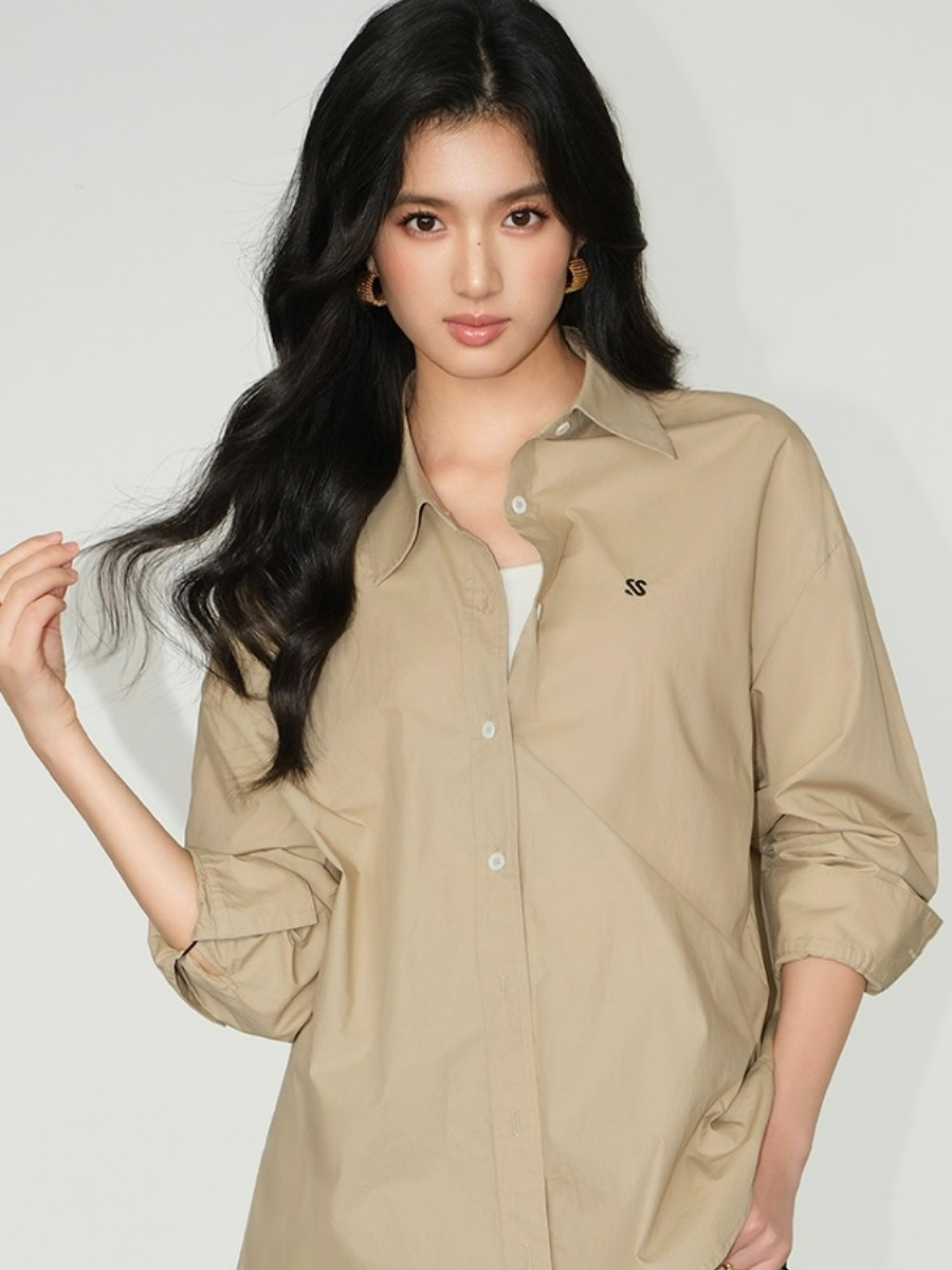 Jrue Oversized Shirt-The Black Bow-